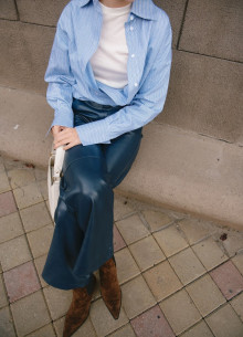 Рубашка свободного силуэта фото 1232128