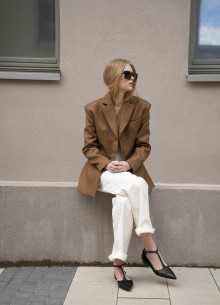 Жакет приталенный шерсть фото 594