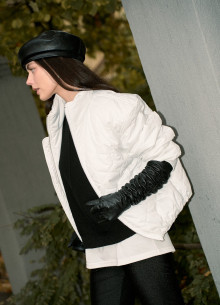 Куртка двусторонняя укороченная фото 1233146