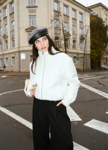 Куртка двусторонняя укороченная фото 1025