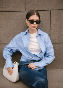 Рубашка свободного силуэта фото 648