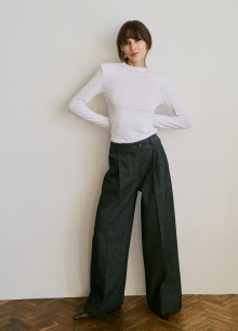 Лонгслив из итальянского хлопка фото 1232435