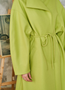 Пальто А-силуэта из итальянской шерсти  фото 1233133