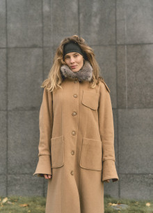 Однобортное пальто в длине макси  фото 1231801