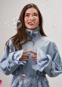 Куртка парка из итальянской ткани фото 1233283