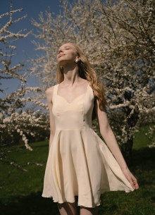 Платье мини из вискозы фото 806