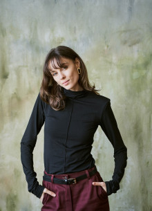 Лонгслив с высокой стойкой  фото 1100