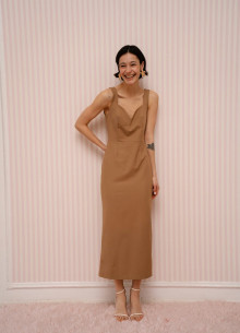 Платье футляр с фигурным вырезом  фото 718