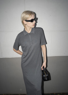 Платье-поло макси фото 1232962