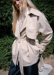 Плащ классический короткий фото 1231892