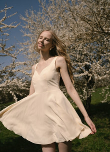 Платье мини из вискозы фото 1183283