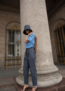 Брюки классического прямого кроя фото 1232020