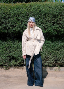 Плащ классический короткий фото 939