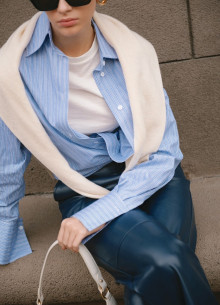 Рубашка свободного силуэта фото 1232126