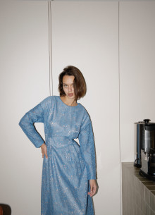 Платье кружевное макси фото 846847