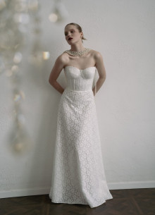 Юбка А - силуэта из кружева фото 784