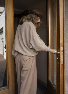 Джемпер удлиненный из шерсти и кашемира фото 1232761