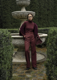 Брюки прямого кроя фото 986