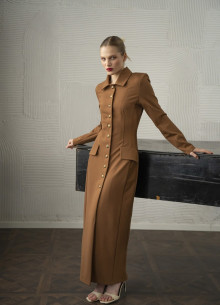 Платье жакет макси фото 804