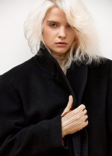 Пальто двубортное в длине макси из итальянской шерсти  фото 1233097