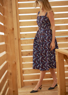 Платье сарафан на пуговицах фото 846792