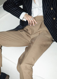 Брюки классического прямого кроя фото 337