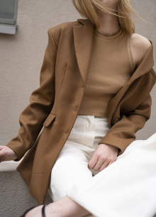 Жакет приталенный шерсть фото 1231973