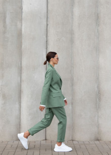 Брюки классического прямого кроя фото 1232024