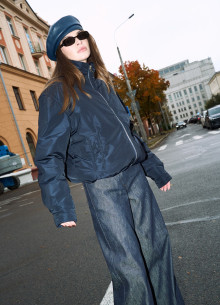 Куртка двусторонняя укороченная фото 1233150