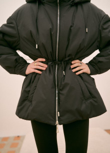 Куртка с кулисой и высокой стойкой фото 1233161